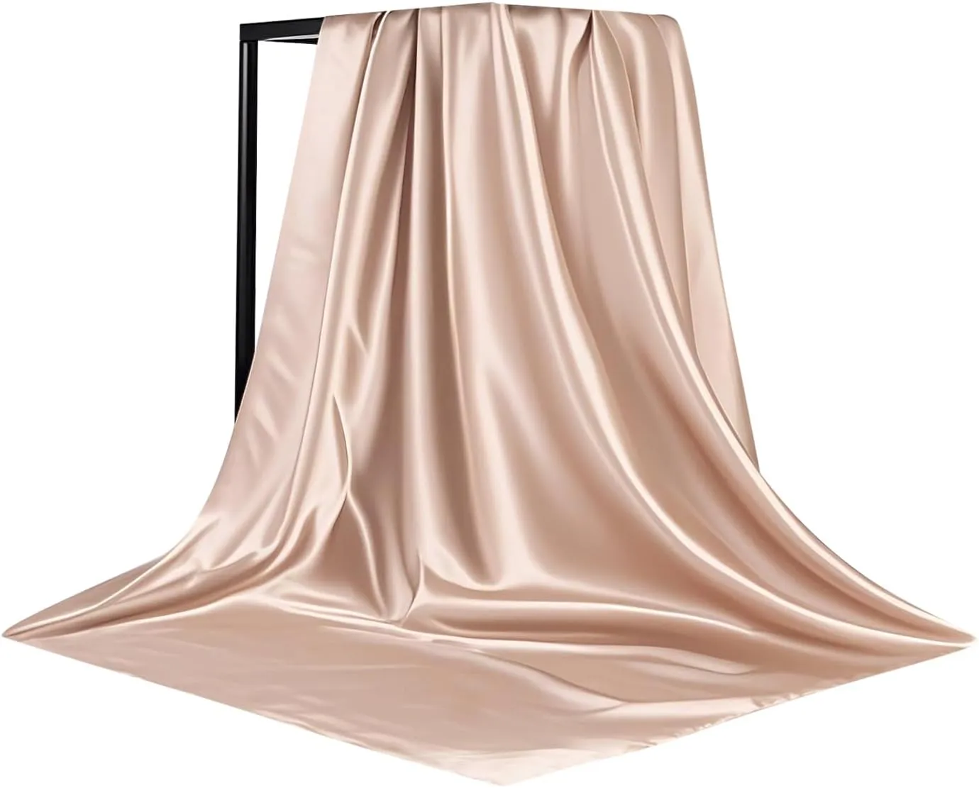 35 Large Square Satin Head Scarf - 3Pcs Silk Like Head Scarves Silk Bandana Satin Hair Scarf Head Wraps For Women