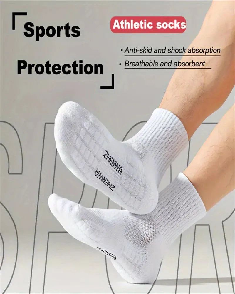 5-Pair Comfort Sock Set - Breathable, Odor-Resistant, and Stylish