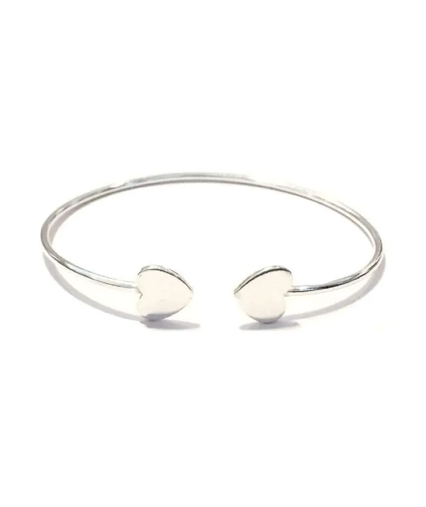 Adjustable Simple Geometric Bracelet in Gold or Silver - Handmade in England, Hypoallergenic Brass Jewelry