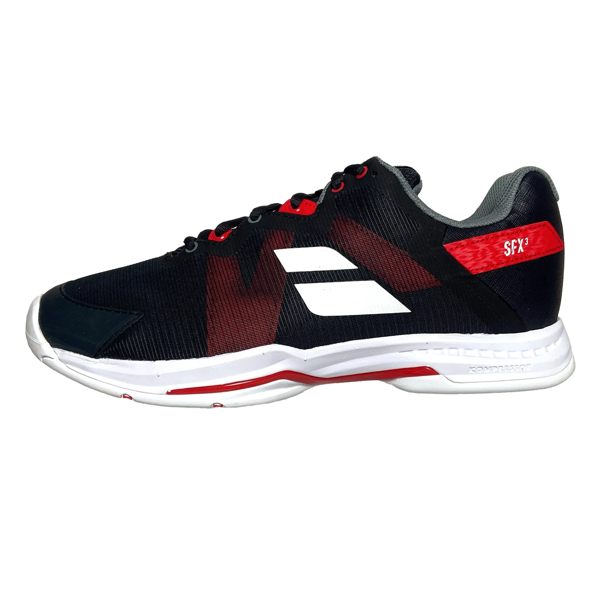Babolat Men's SFX3 AC 30S23529-2017 Black/Poppy Red