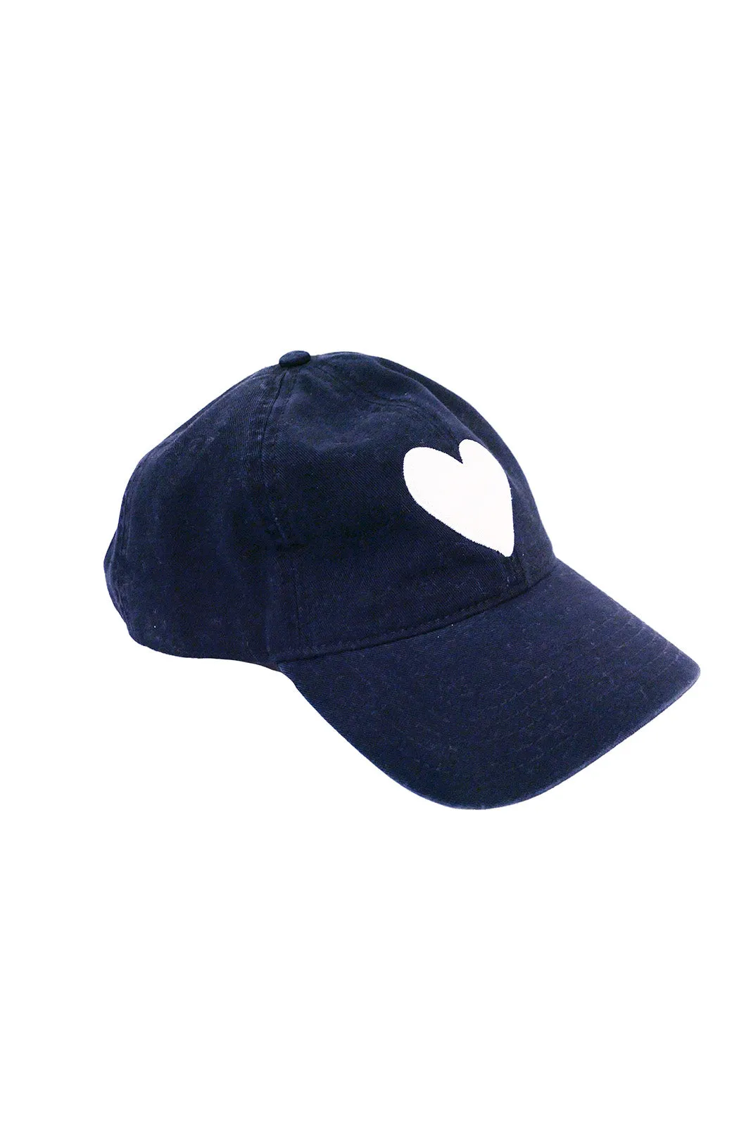 Baseball Hat Heart Patch Waves