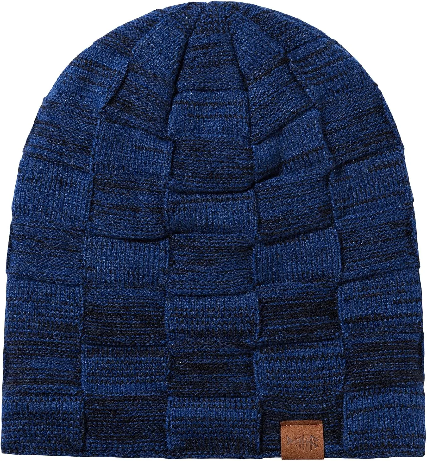 BASSDASH Winter Slouchy Beanies Thick Fleece Lined Skull Cap for Men Women Warm Knitting Hat