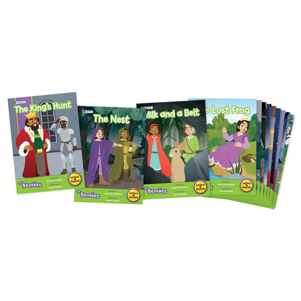 Beanstalk Books: The Beanies Hi-Lo Diversity Decodables 12-Book Set - Phase 4