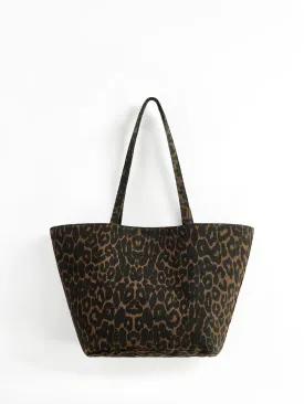 Becca Leopard Print Shoulder Bag