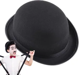 Black Top Hat - Coachman Hat for Formal Occasions | ictorian Coachman Top Hat for Adults, Classic Black Coachman Hat for Men Formal Coachman Hat for Weddings and Galas