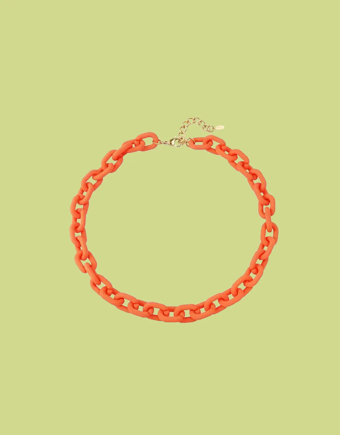 Bold link necklace