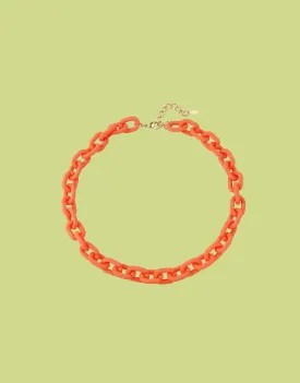 Bold link necklace