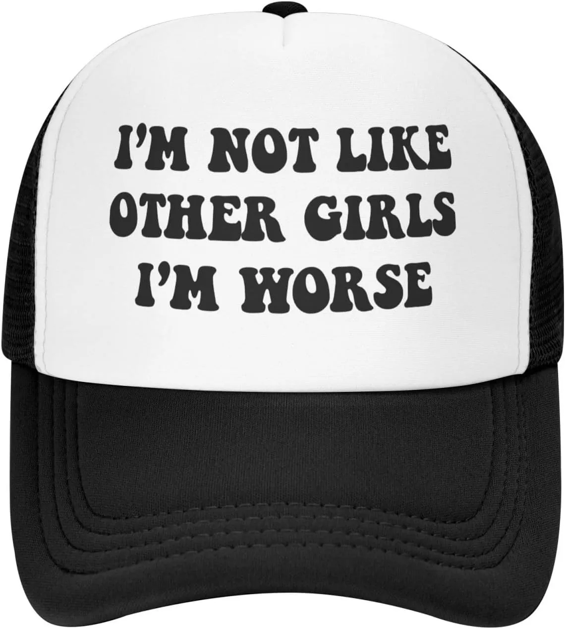 Buxtom Probably Gonna Clog Your Toilet Later Funny Adjustable Mesh Trucker Hat Unisex Fishing Caps Men WomenBlack