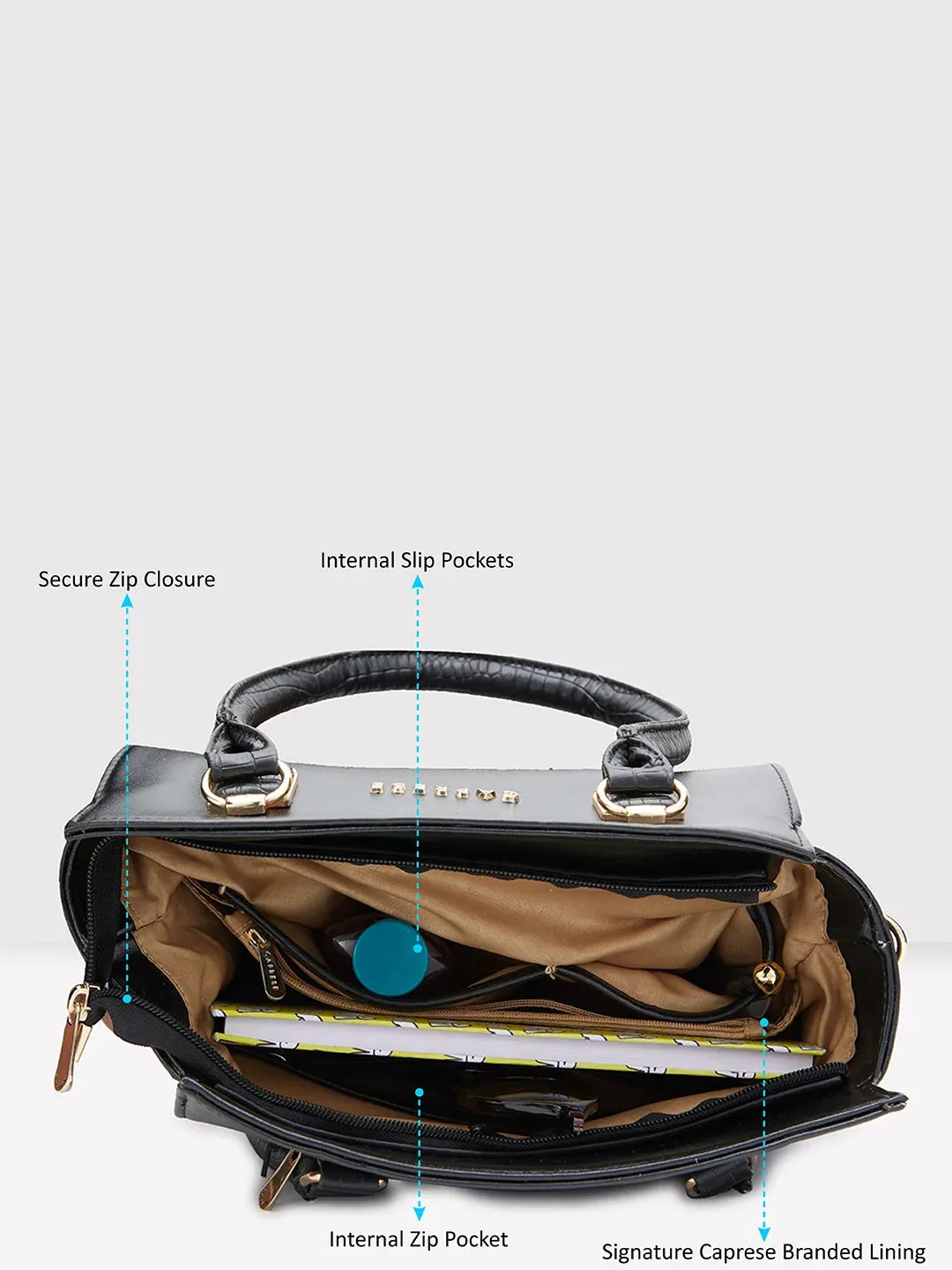 Caprese Esme Tote Medium Black