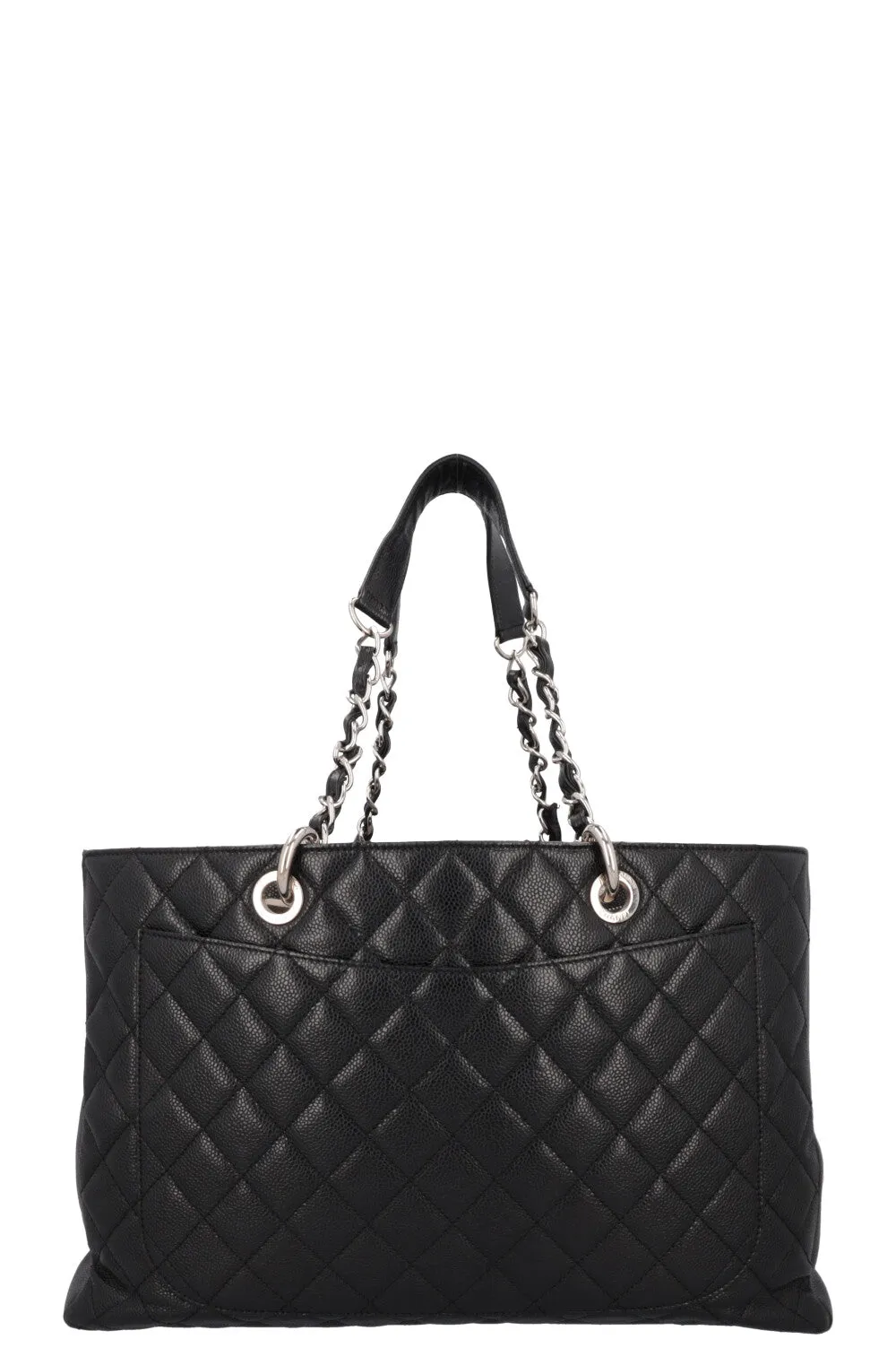 CHANEL GST XL Tote Bag Caviar Black