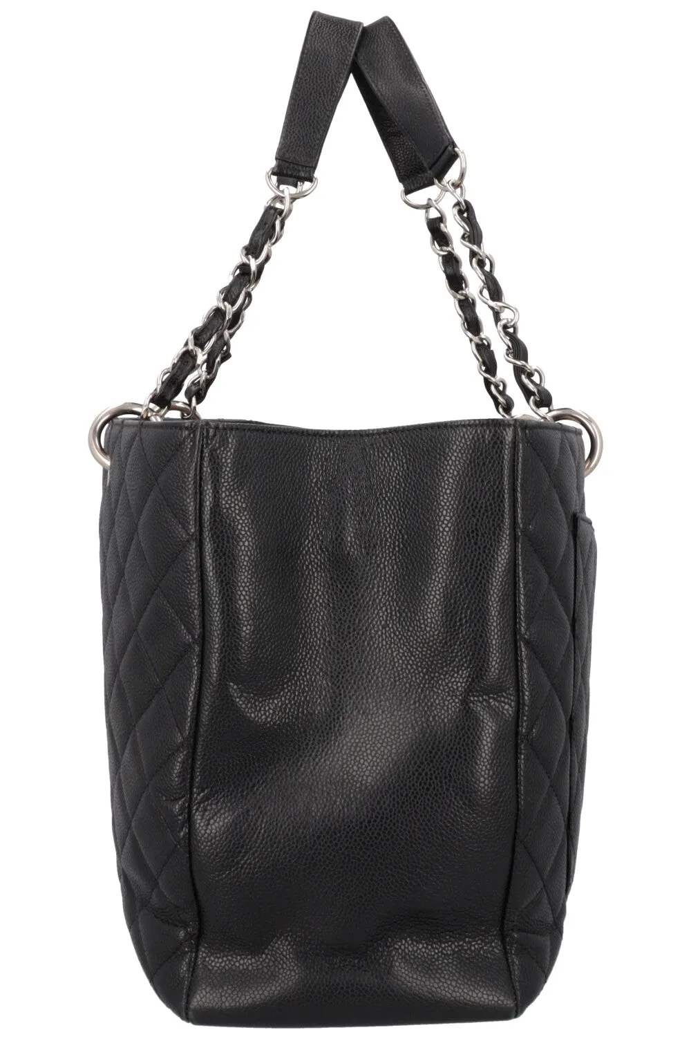 CHANEL GST XL Tote Bag Caviar Black