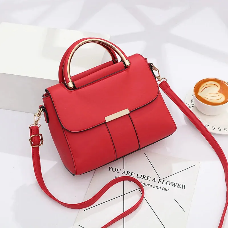 Chic City Tote - Elegant Leather Messenger Bag