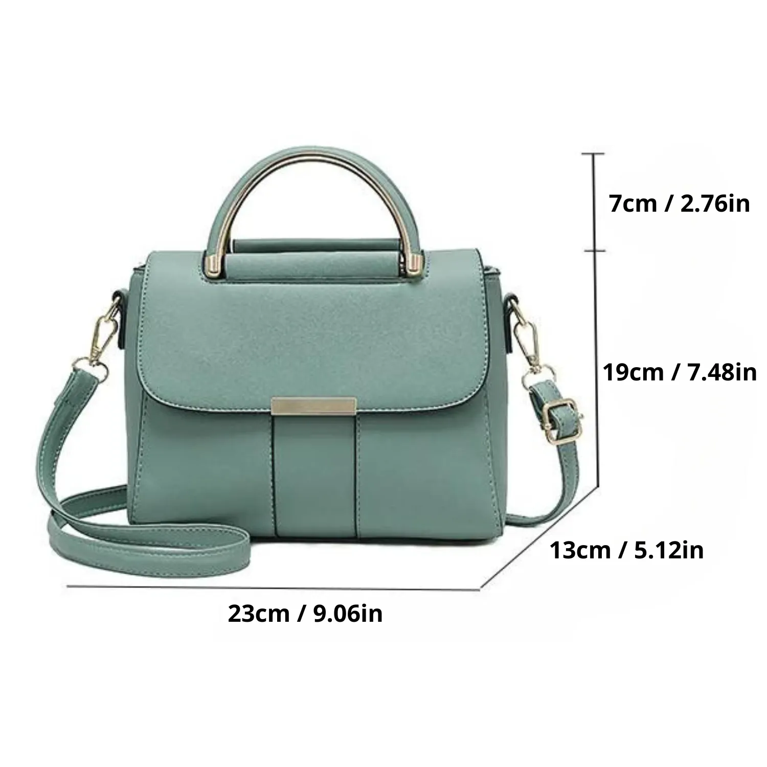 Chic City Tote - Elegant Leather Messenger Bag