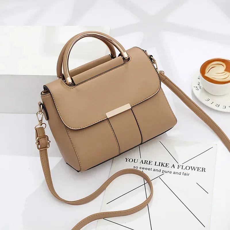 Chic City Tote - Elegant Leather Messenger Bag