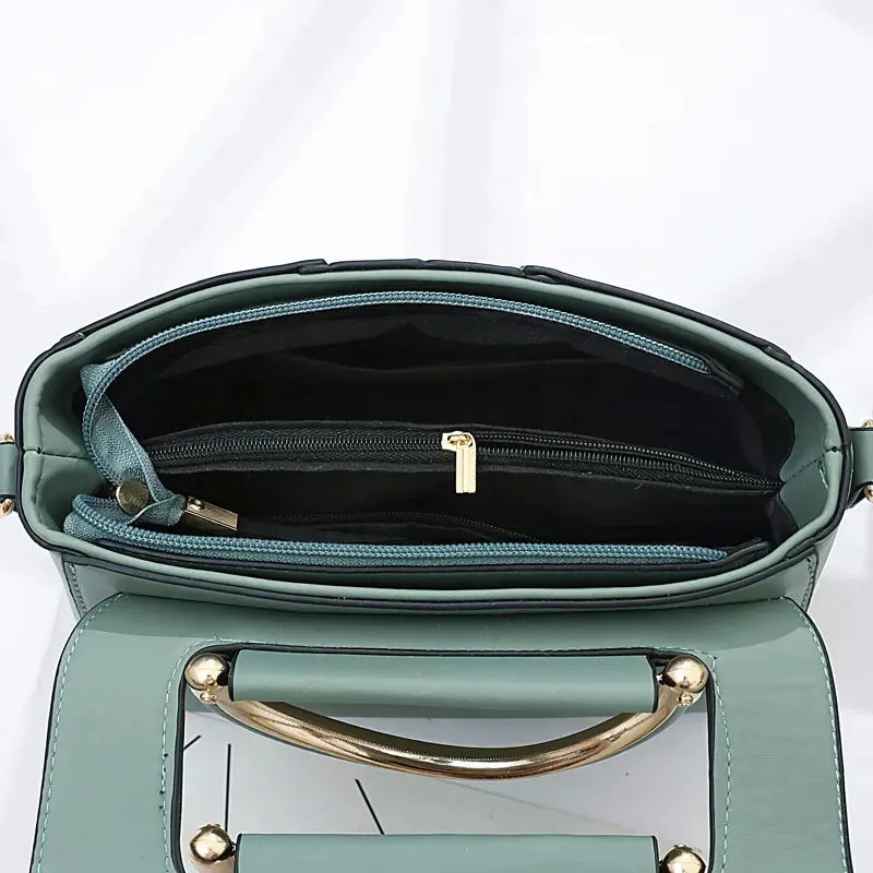 Chic City Tote - Elegant Leather Messenger Bag