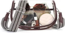 Clear Crossbody Bag Stadium Approved for Womenclear Bags for Stadium Events,clear Purse for Concerts