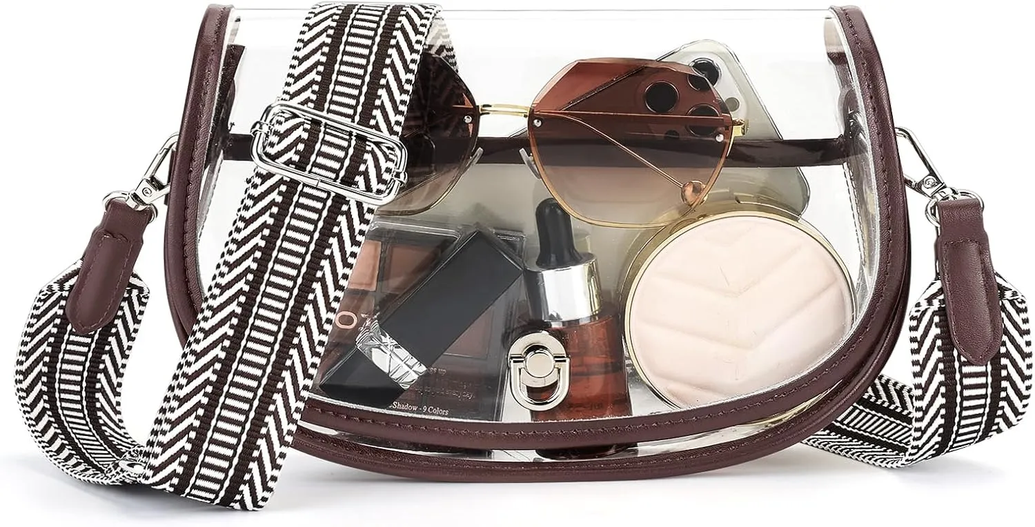 Clear Crossbody Bag Stadium Approved for Womenclear Bags for Stadium Events,clear Purse for Concerts