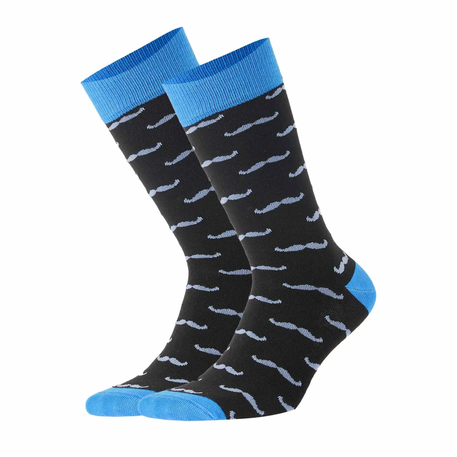 Cotton, Colourful, Moustache Themed Socks