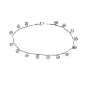 Dangle Station Bracelet 1/2Ctw