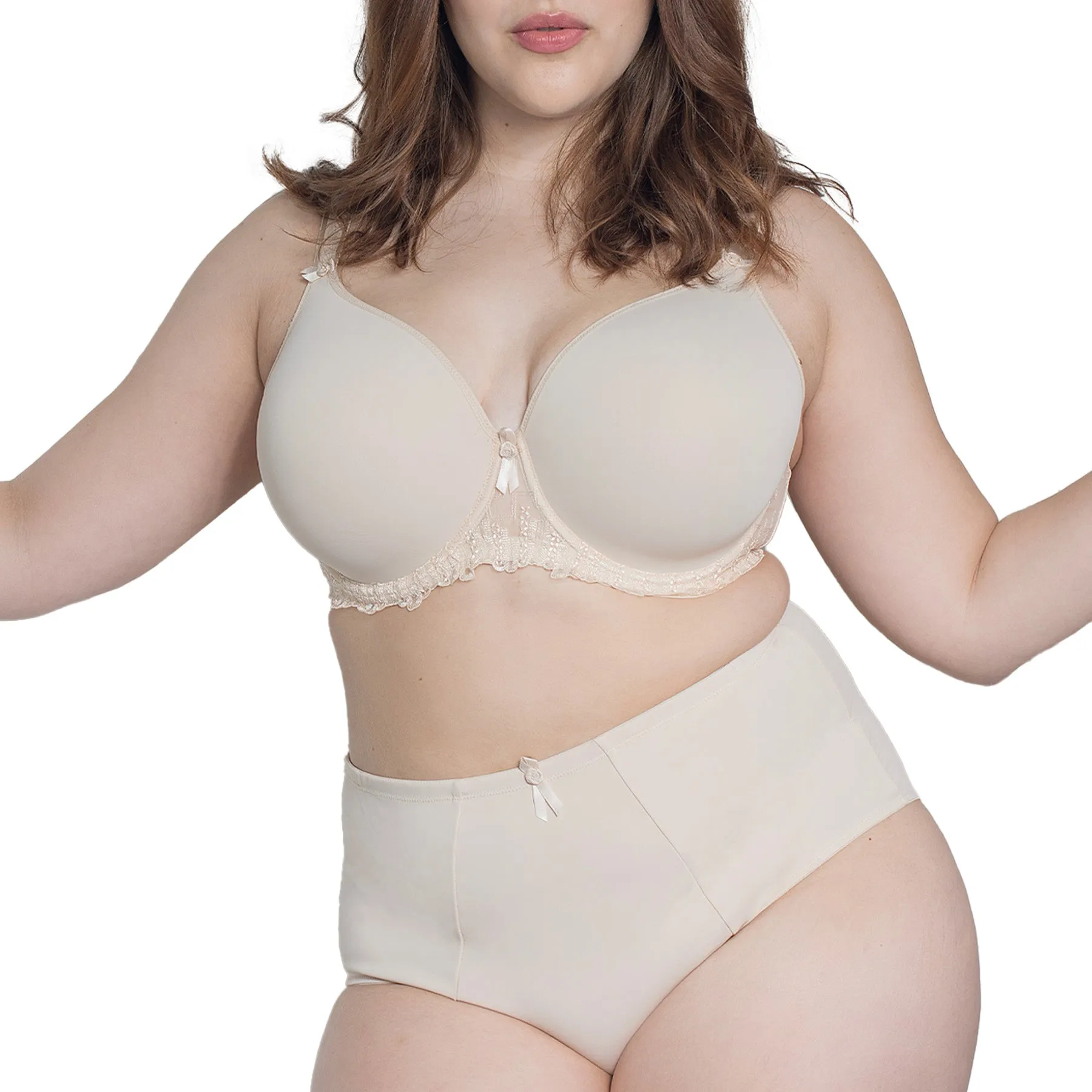 Elise Moulded Underwire Bra B1812 - Soft Beige