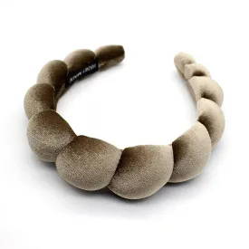 Fashion Headbands for Women Padded Fabric Hair Bands Wide Velvet Non Slip Headband Hair Accessories for Women Girls,Pastel Violet