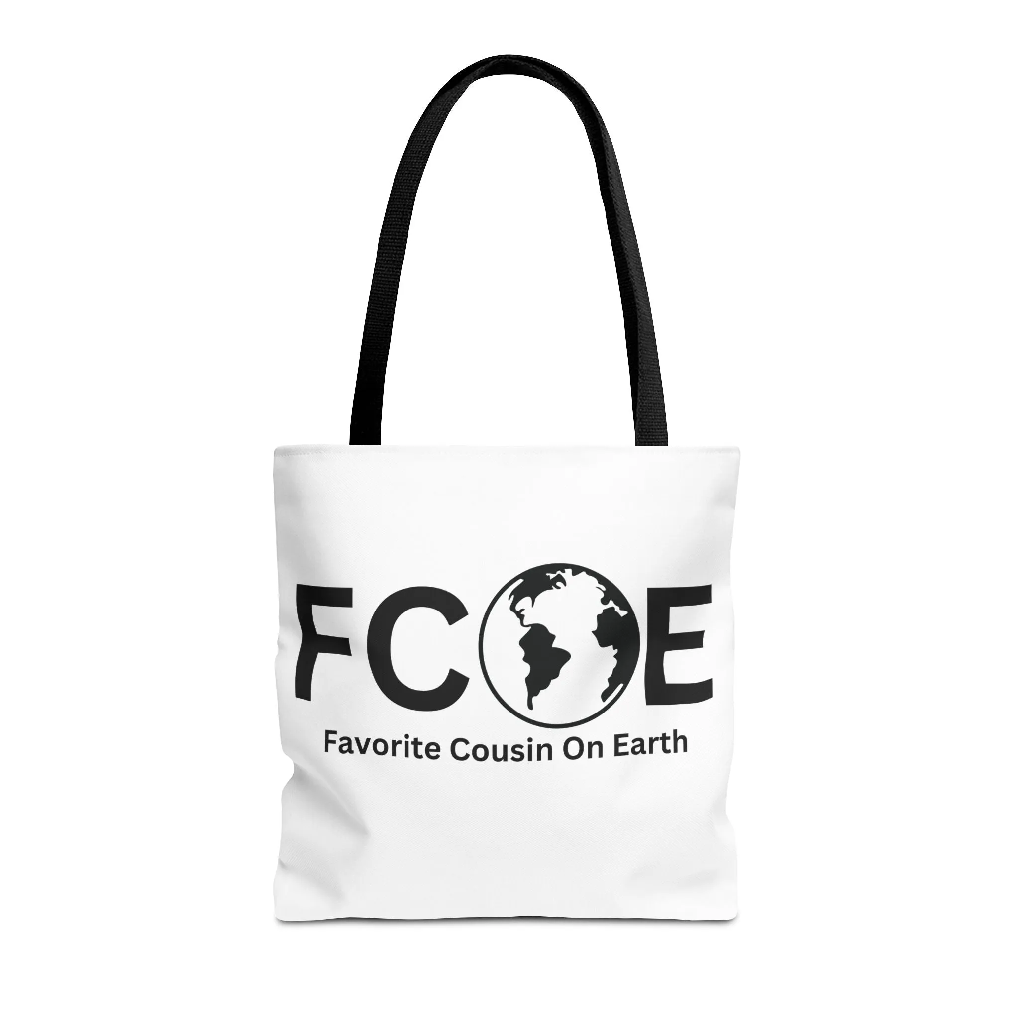 Favorite Cousin On Earth (FCOE) Tote Bag - Custom Printed Stylish and Functional Tote