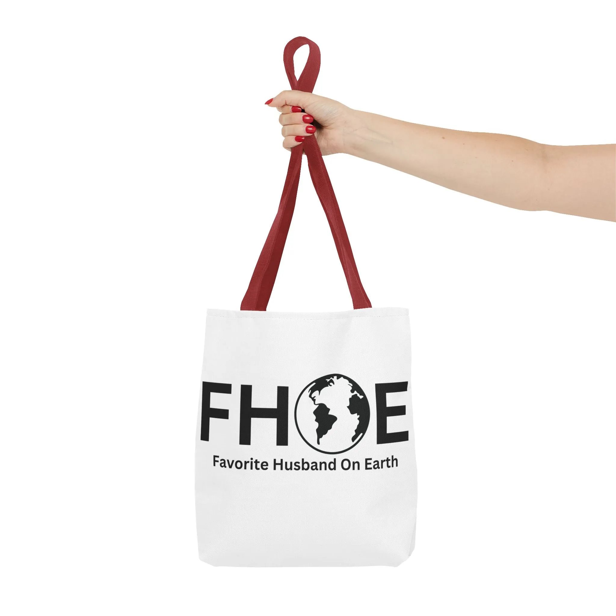 Favorite Husband On Earth (FHOE) Tote Bag - Custom Printed Stylish and Functional Tote