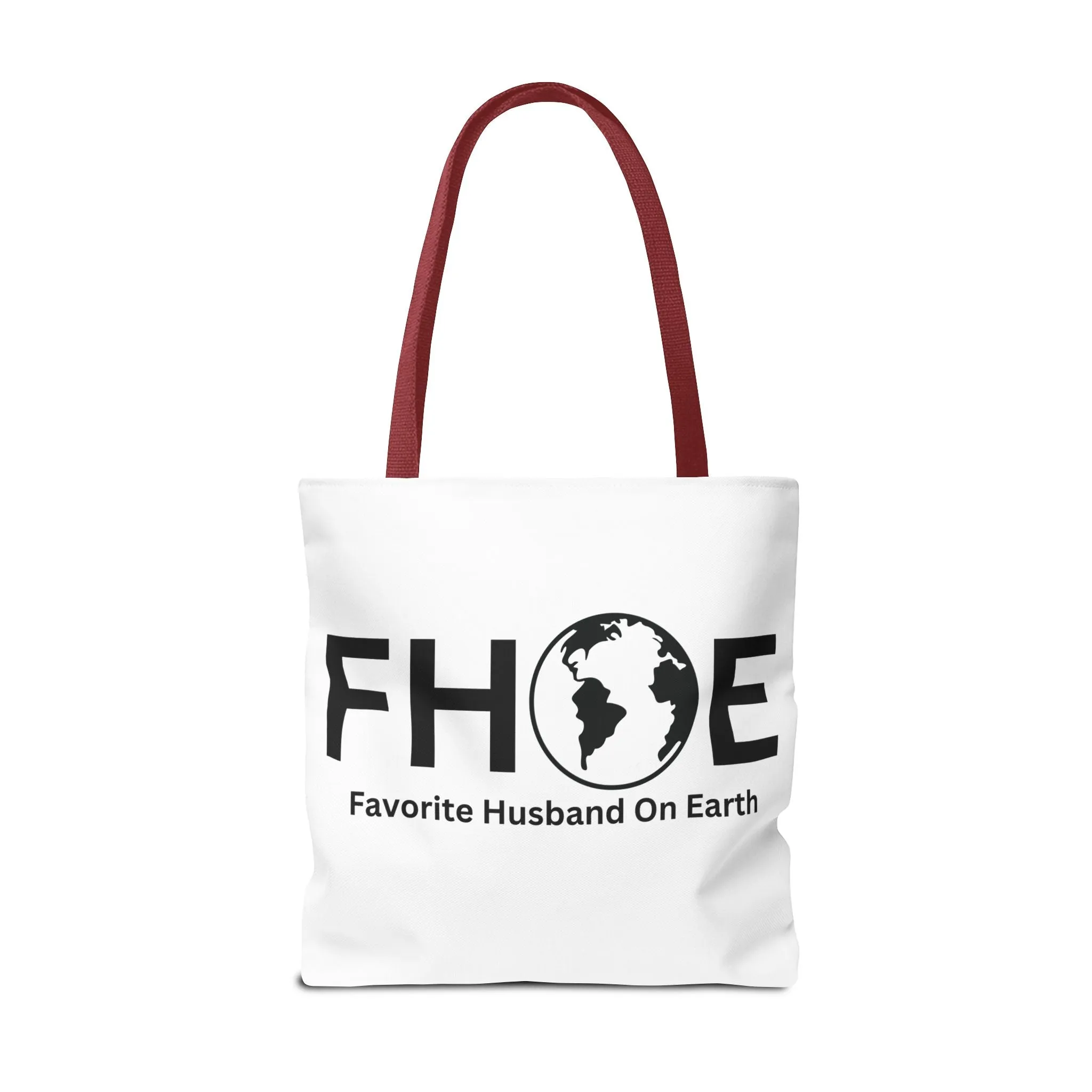 Favorite Husband On Earth (FHOE) Tote Bag - Custom Printed Stylish and Functional Tote