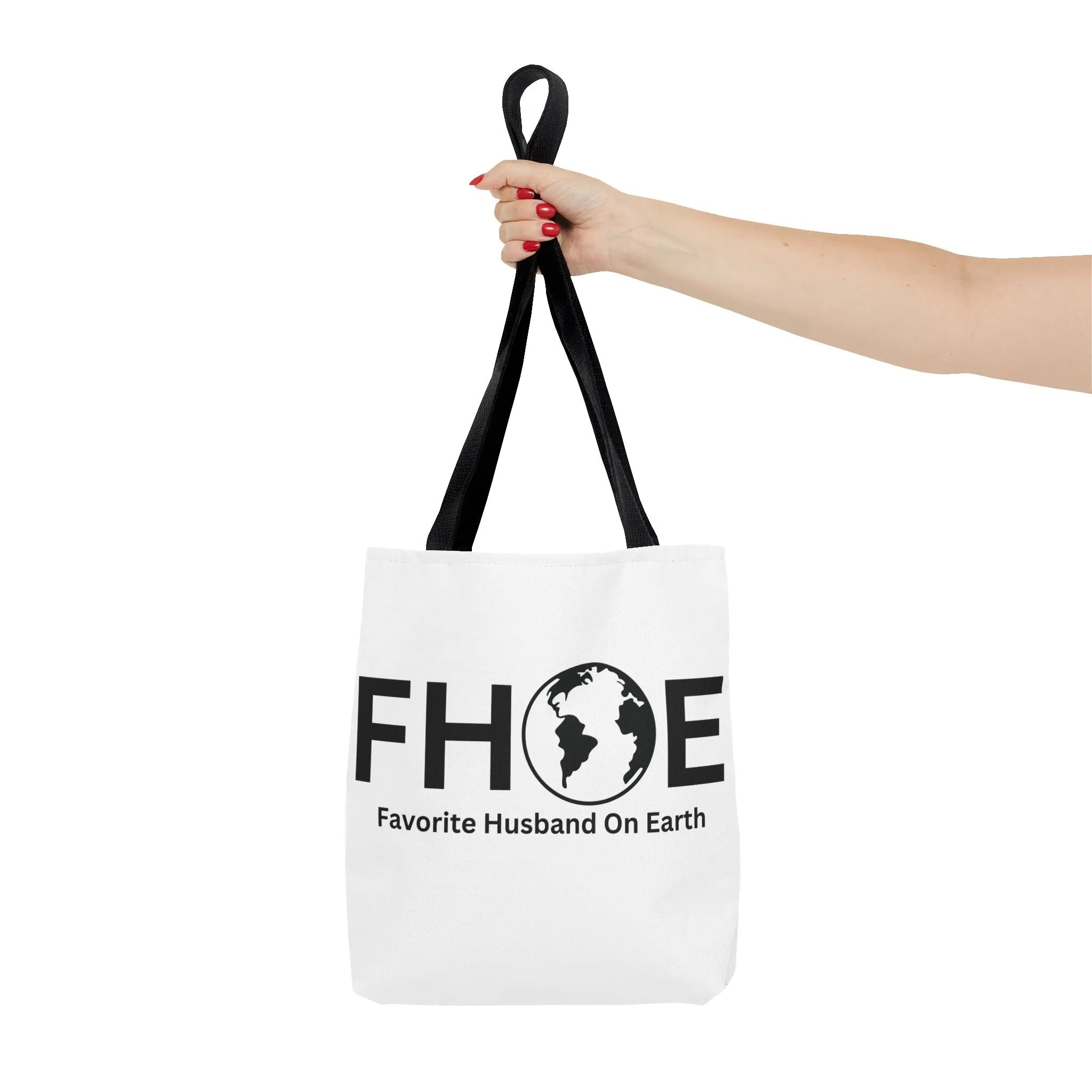 Favorite Husband On Earth (FHOE) Tote Bag - Custom Printed Stylish and Functional Tote