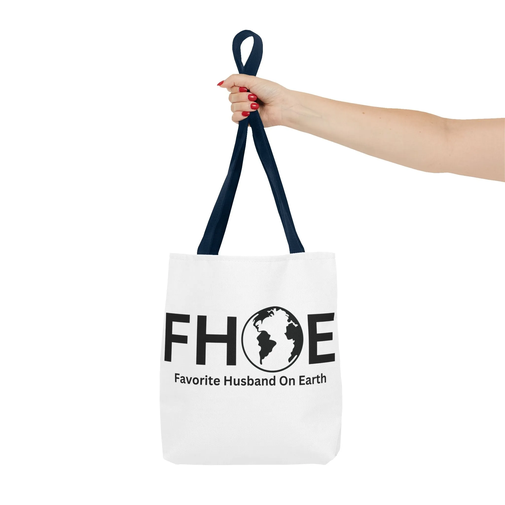 Favorite Husband On Earth (FHOE) Tote Bag - Custom Printed Stylish and Functional Tote