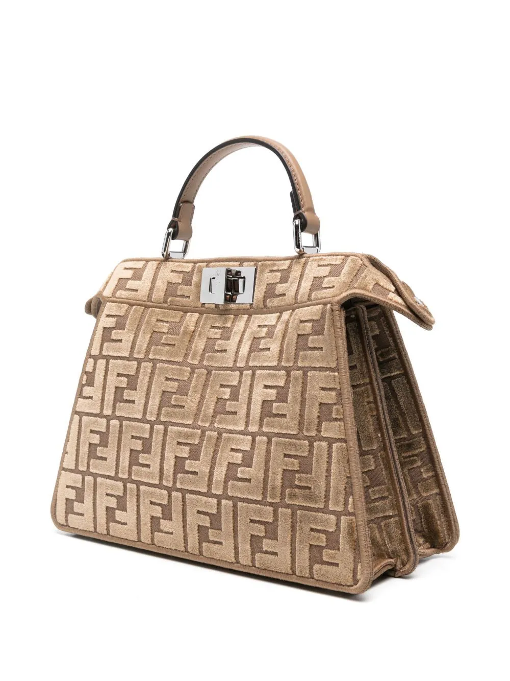 FENDI Mini Jacquard Velvet Handbag - Perfect for Men