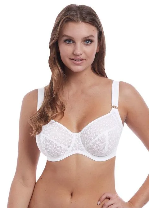 Freya Starlight Underwire Hero Balcony Side Support Bra, White