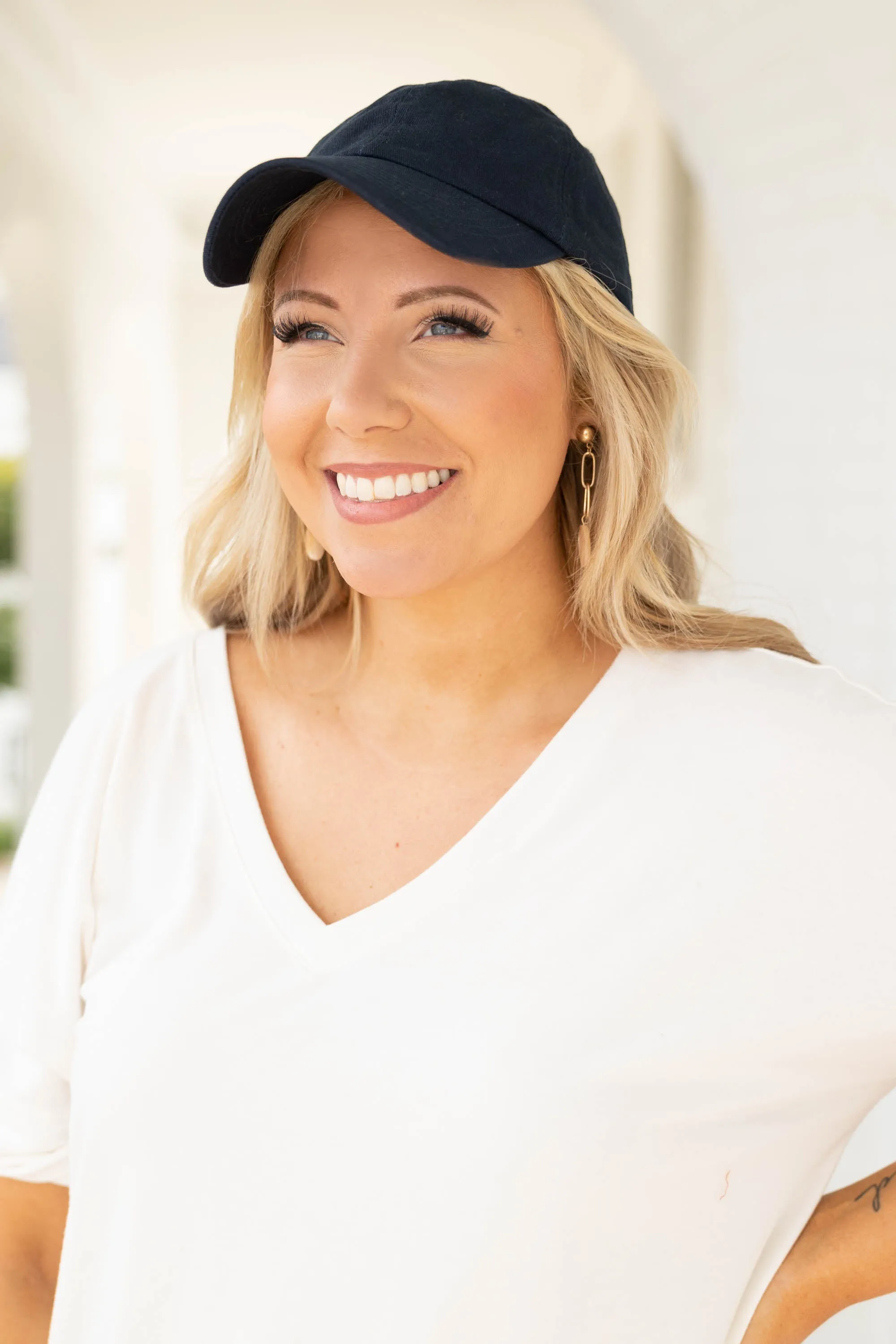 Get The Chance Ball Cap, Navy