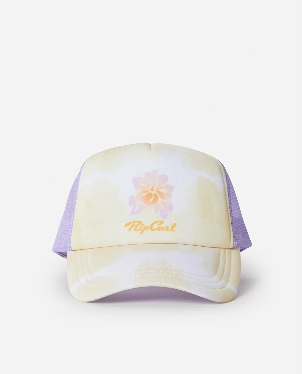 Girls Crystal Cove Trucker Cap in Yellow