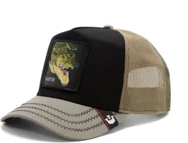 Goorin Bros. Tri Tones Collection Trucker Hat for Men and Women, Olive (Tri Gator), One Size