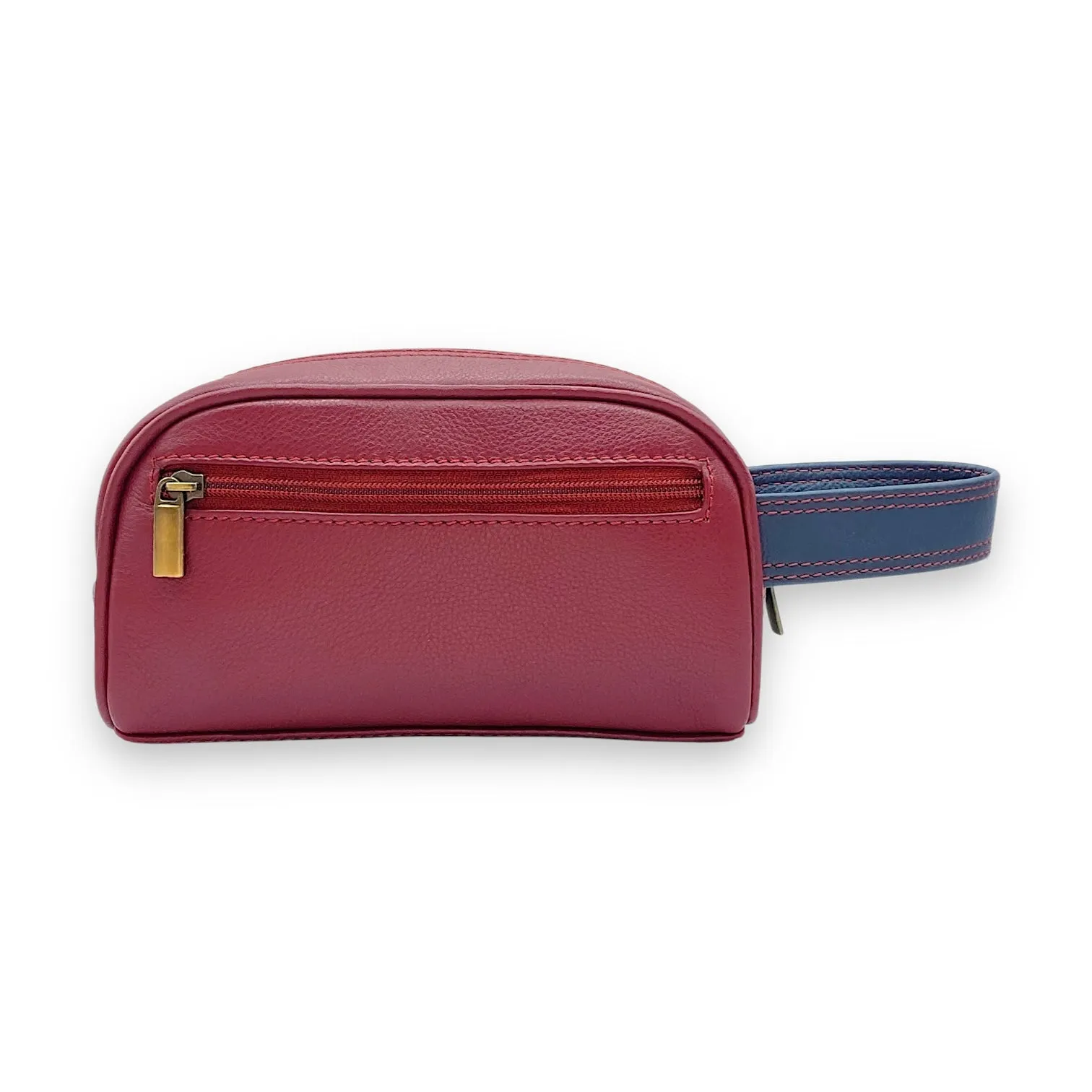 Hand Pouch, WashBag, Toiletry, Genuine Leather 2694Z