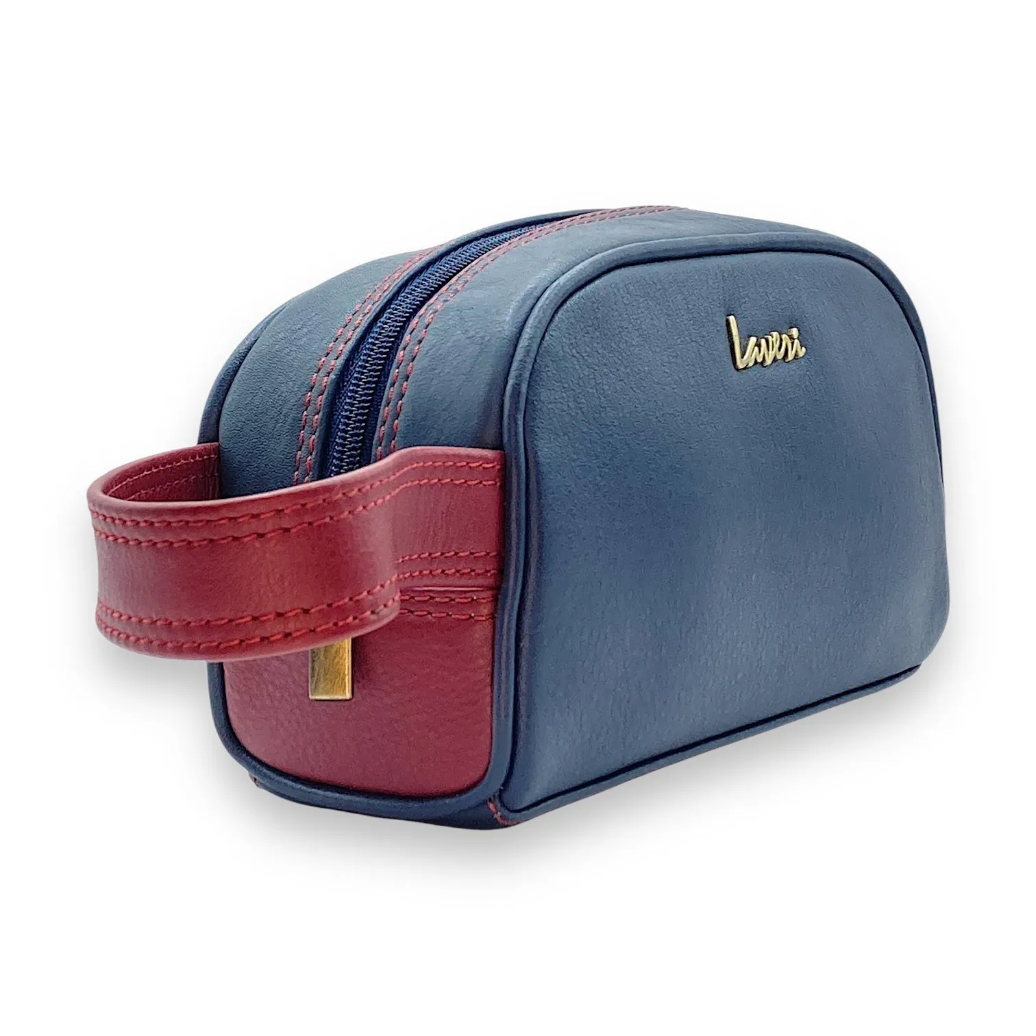 Hand Pouch, WashBag, Toiletry, Genuine Leather 2694Z