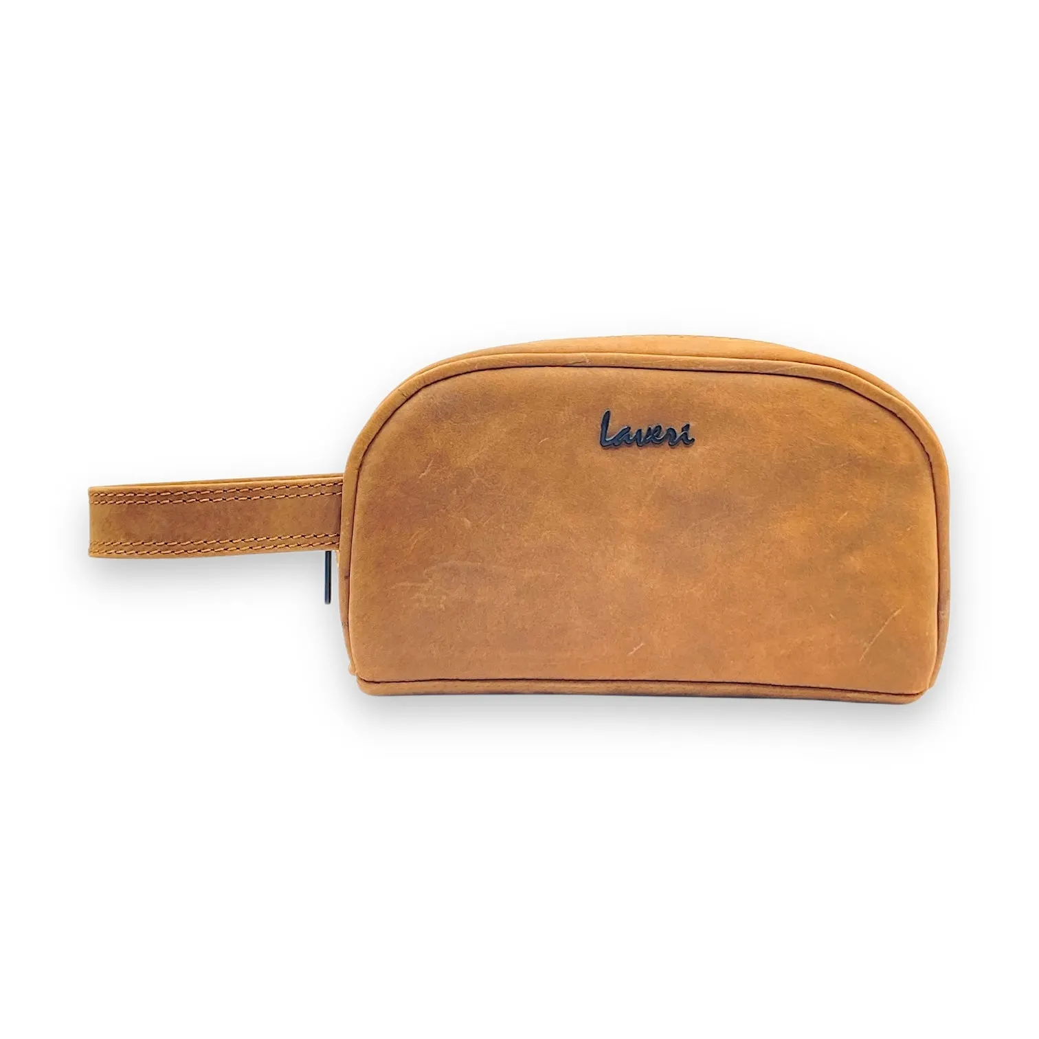 Hand Pouch, WashBag, Toiletry, Genuine Leather 2694Z