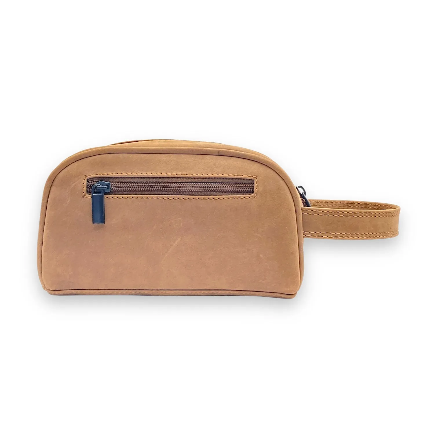 Hand Pouch, WashBag, Toiletry, Genuine Leather 2694Z