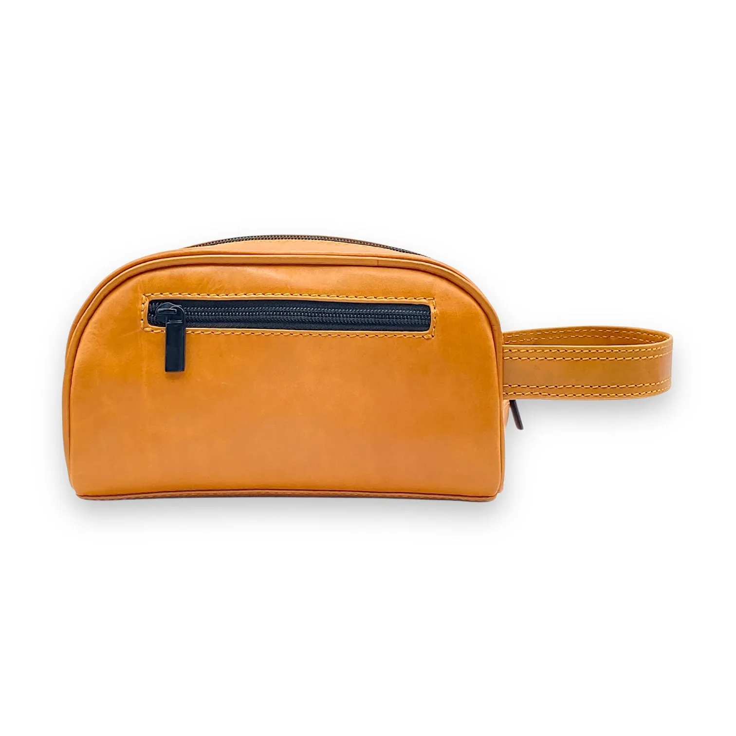 Hand Pouch, WashBag, Toiletry, Genuine Leather 2694Z