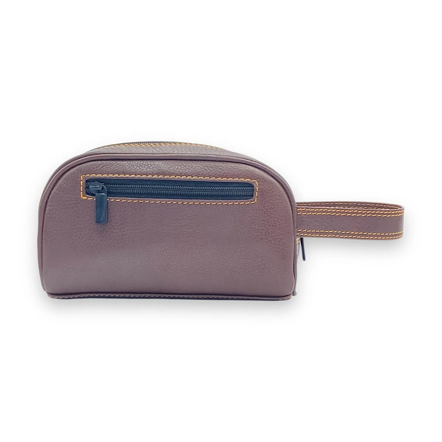Hand Pouch, WashBag, Toiletry, Genuine Leather 2694Z