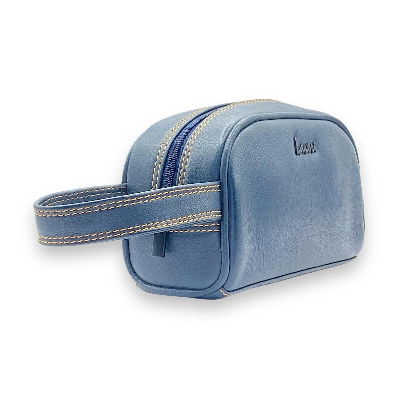 Hand Pouch, WashBag, Toiletry, Genuine Leather 2694Z