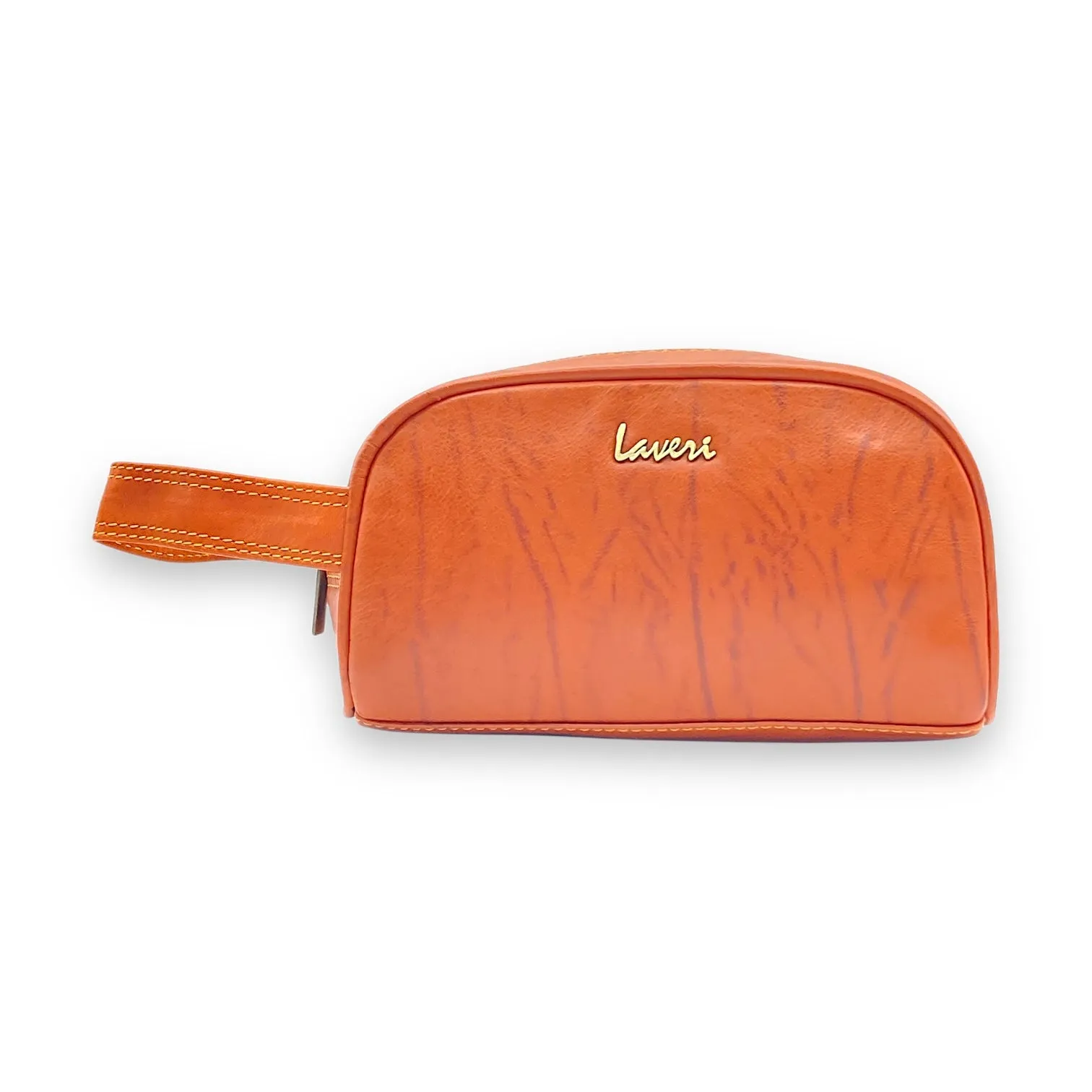 Hand Pouch, WashBag, Toiletry, Genuine Leather 2694Z