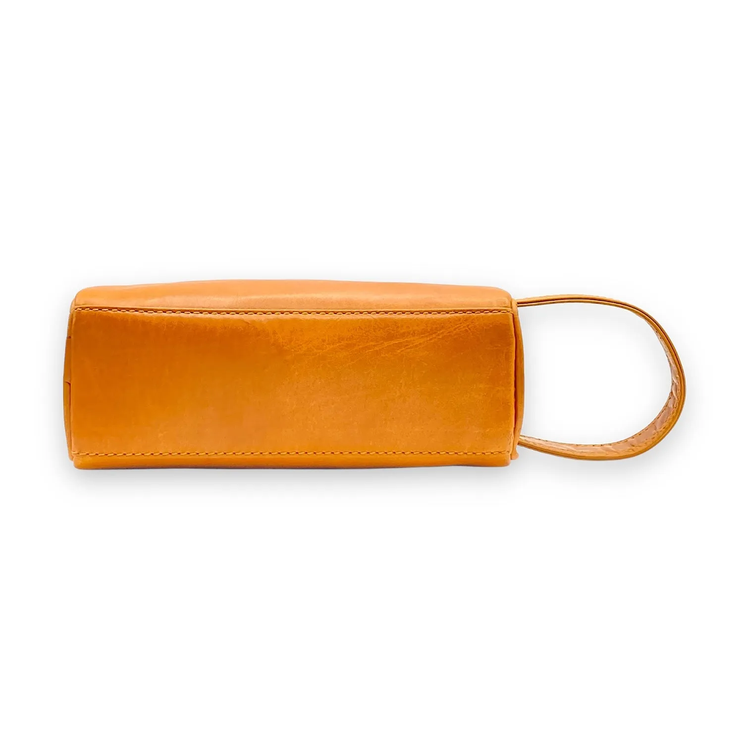 Hand Pouch, WashBag, Toiletry, Genuine Leather 2694Z