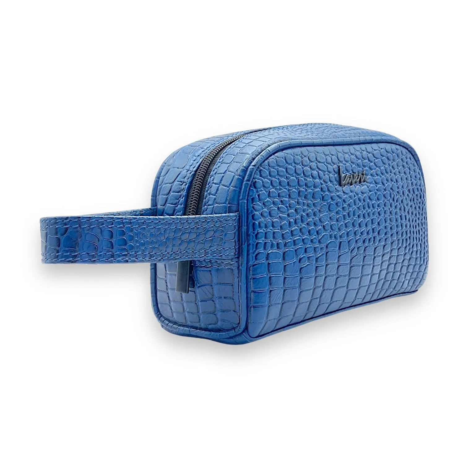 Hand Pouch, WashBag, Toiletry, Genuine Leather 2694Z