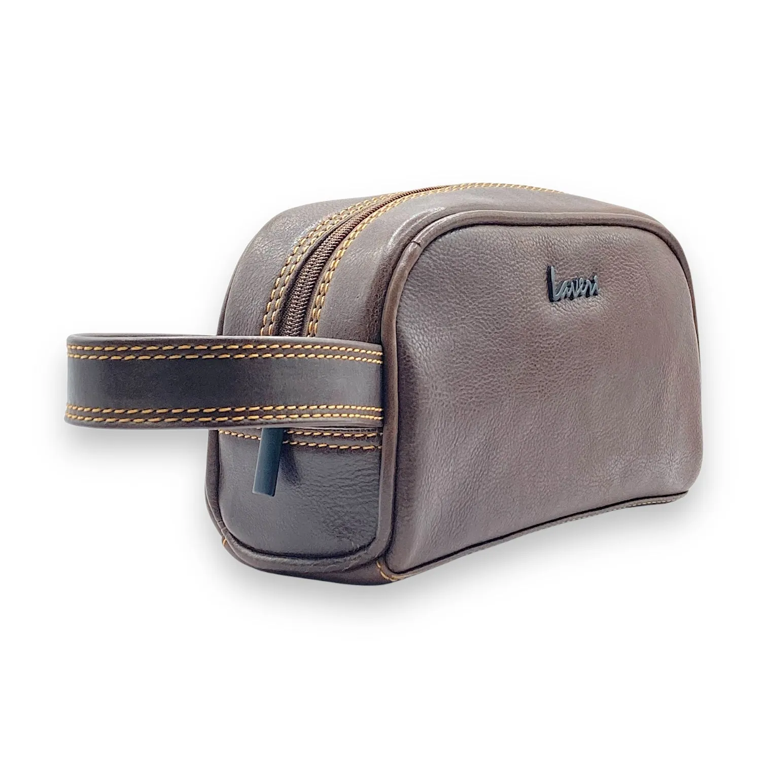 Hand Pouch, WashBag, Toiletry, Genuine Leather 2694Z