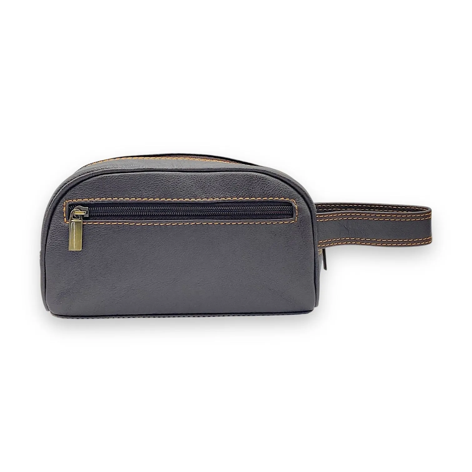 Hand Pouch, WashBag, Toiletry, Genuine Leather 2694Z