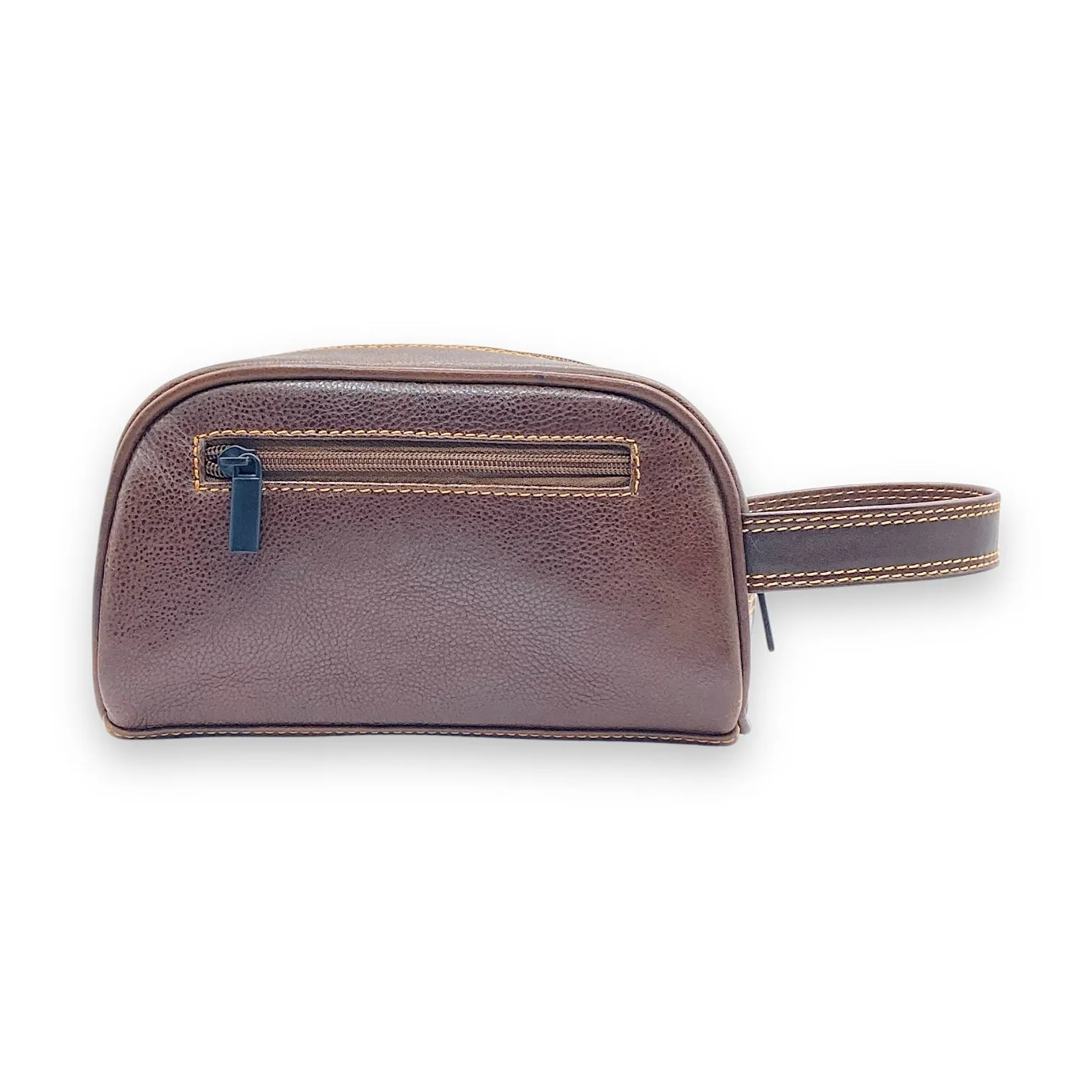 Hand Pouch, WashBag, Toiletry, Genuine Leather 2694Z