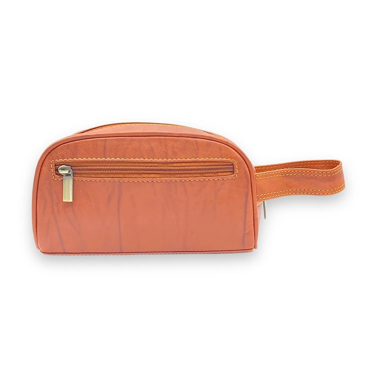 Hand Pouch, WashBag, Toiletry, Genuine Leather 2694Z