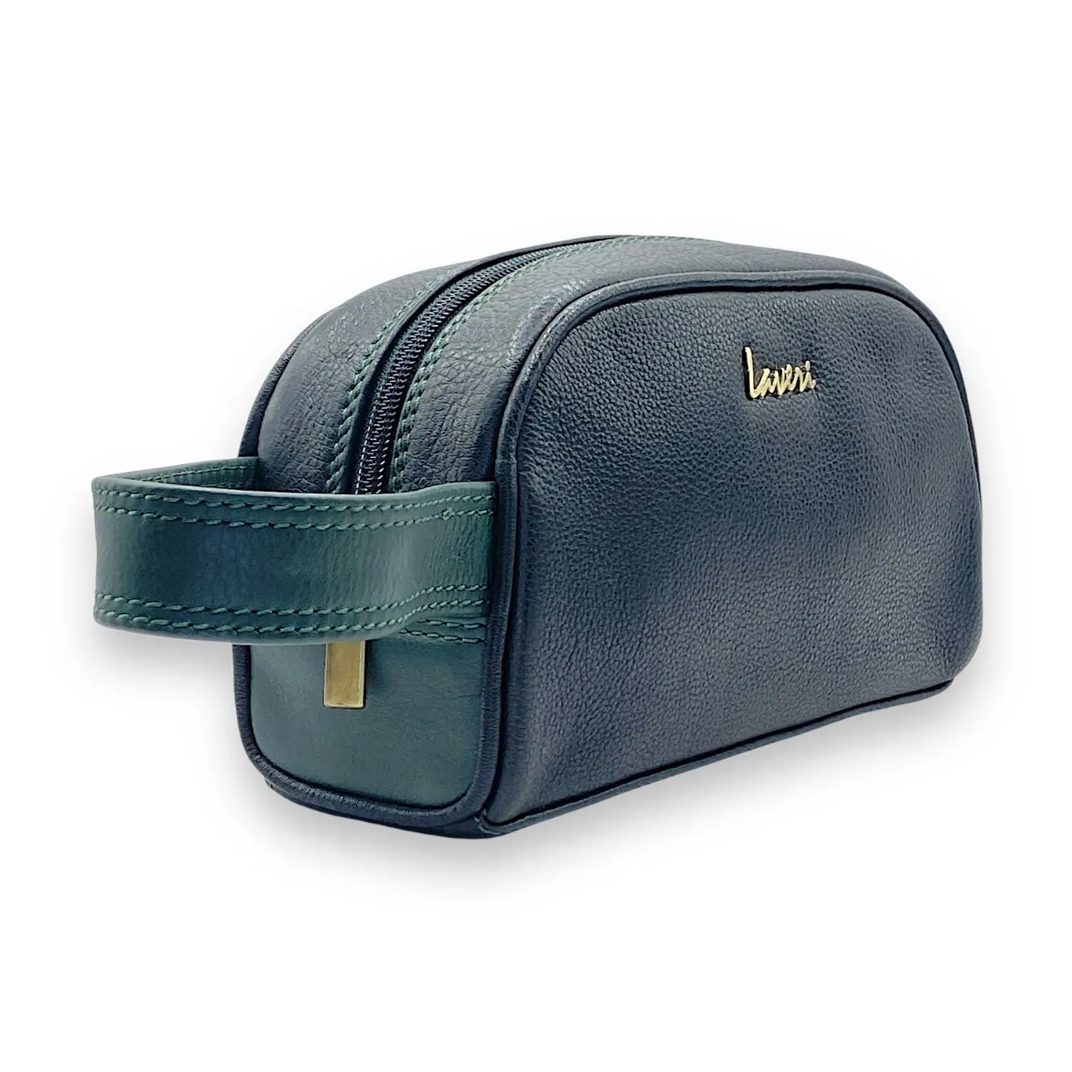 Hand Pouch, WashBag, Toiletry, Genuine Leather 2694Z
